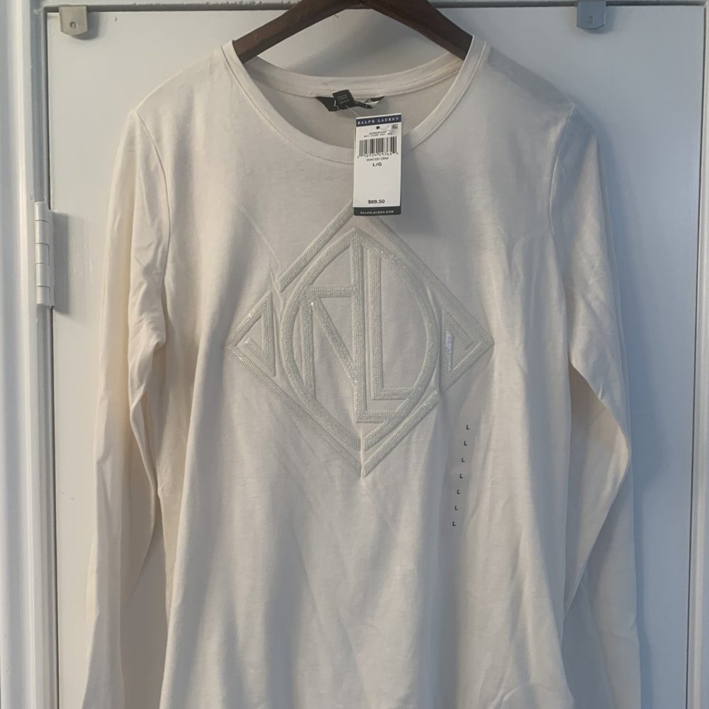 Cream lightweight top